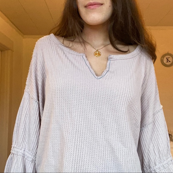 FREE PEOPLE Dahlia Lilac Thermal - Picture 4 of 5